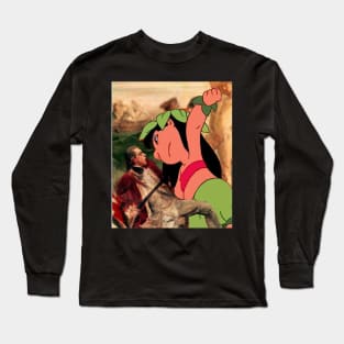 Lilo, wooping captain cook Long Sleeve T-Shirt